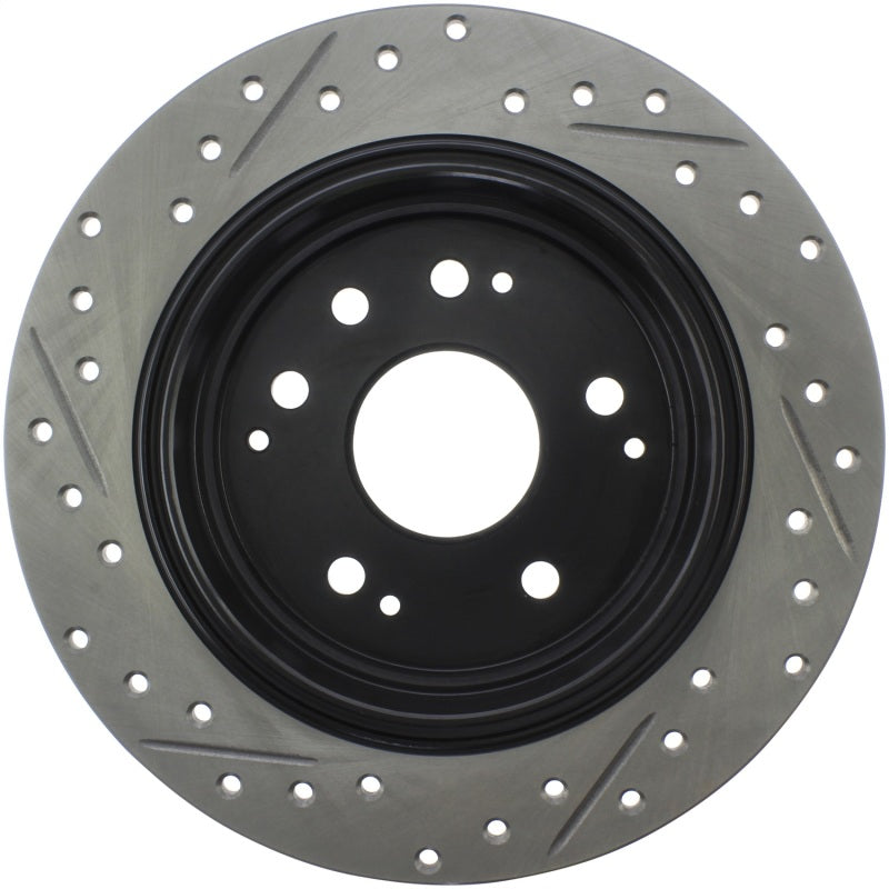 StopTech 99-03 Acura TL Slotted & Drilled Left Rear Rotor