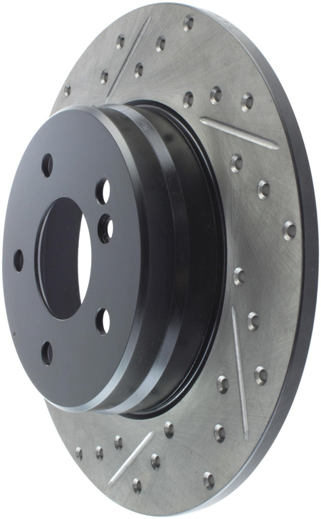 StopTech Mercedes Benz C Series/E Series/SLK Series Rear Right Slotted & Drilled Rotor