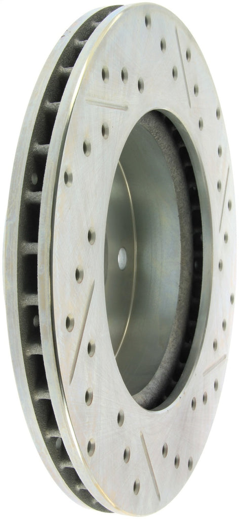 StopTech Select Sport 99-04 Jeep Grand Cherokee SportStop Slotted & Drilled Front Right Rotor