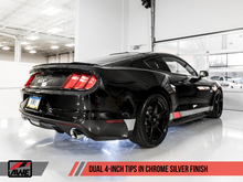 Load image into Gallery viewer, AWE Tuning S550 Mustang GT Cat-Back Exhaust - Touring Edition (Chrome Silver Tips)