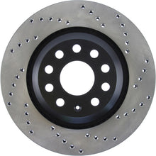 Load image into Gallery viewer, StopTech 09-13 VW CC 3.6L VR6 / 08-09 &amp; 12 Golf R/Golf R32 Cryo Drilled Left Rear Rotor