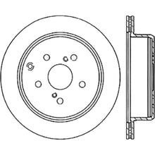 Load image into Gallery viewer, StopTech Power Slot 86-92 Supra ALL Rear Left SportStop Slotted CRYO Rotor