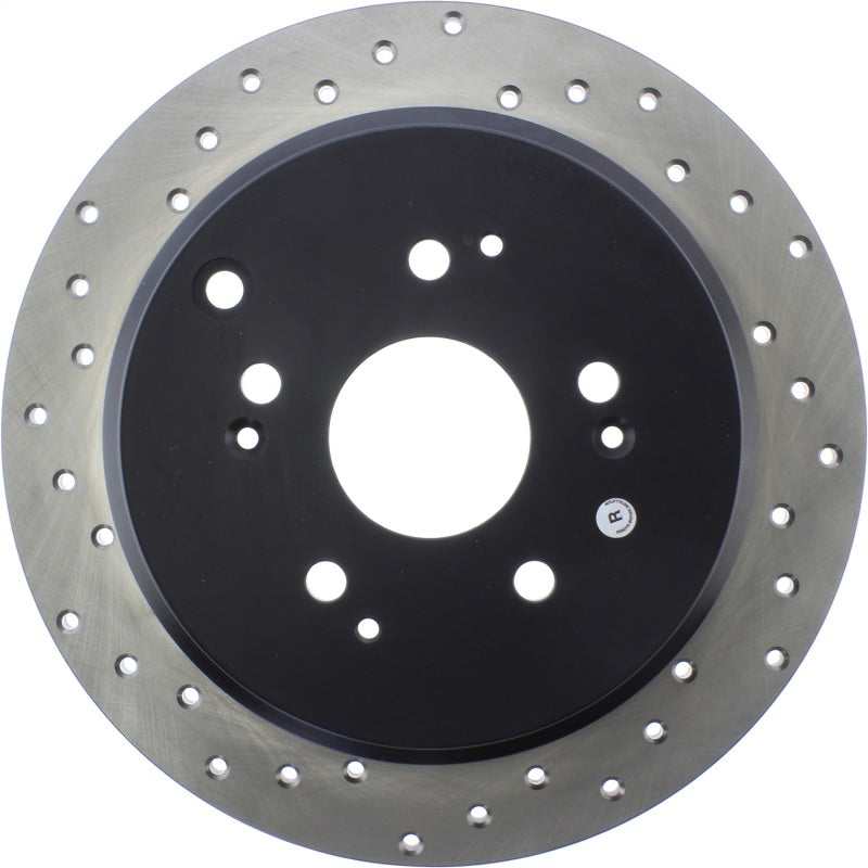 StopTech 16-18 Honda Civic Sport Cryo Drilled Right Rear Rotor