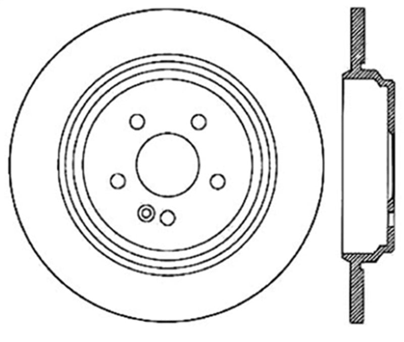 StopTech Slotted & Drilled Sport Brake Rotor
