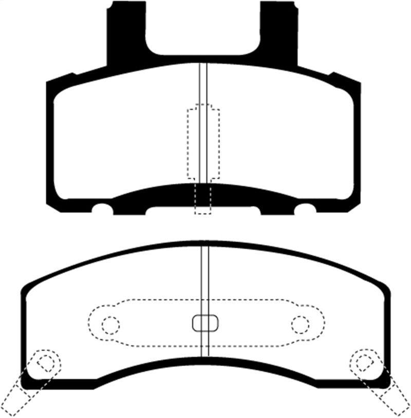 EBC 90-93 Chevrolet C20 8600 LB Redstuff Front Brake Pads