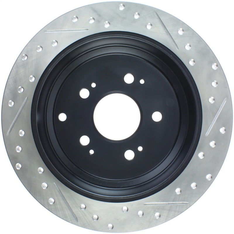StopTech 05-10 Honda Odyssey SportStop Slotted & Drilled Right Rear Rotor