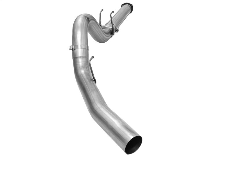 aFe MACHForce XP Exhaust 5in DPF-Back Stainless Steel Exhaust 2015 Ford Turbo Diesel V8 6.7L No Tip