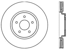 Load image into Gallery viewer, Stoptech 09 Infiniti FX35/FX45/FX50 / 08-09 G37 Front Performance Cryo Rotor
