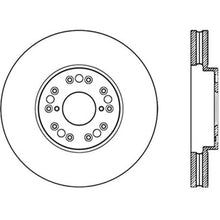 Load image into Gallery viewer, StopTech Power Slot 93-05 Lexus GS Series / 00-05 IS300 / 93-94 LS Front Right Cryo Slotted Rotor