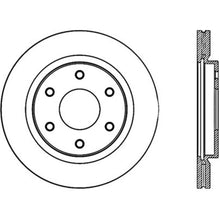 Load image into Gallery viewer, StopTech Cryo Slotted Drivers Side Front Sport Brake Rotor 05-07 Nissan Titan