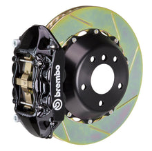 Load image into Gallery viewer, Brembo 11-12 1M Rear GT BBK 4 Piston Cast 380x28 2pc Rotor Slotted Type-1-Black