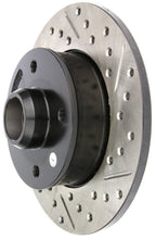 Load image into Gallery viewer, StopTech 99-02 VW Cabrio/Cabriolet / 89-81 Corrado / 93-98 Golf GL Slotted &amp; Drilled Left Rear Roto
