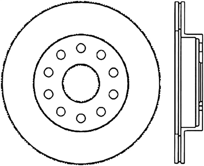 StopTech Drilled Sport Brake Rotor