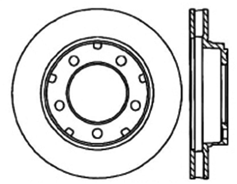 StopTech Slotted & Drilled Sport Brake Rotor