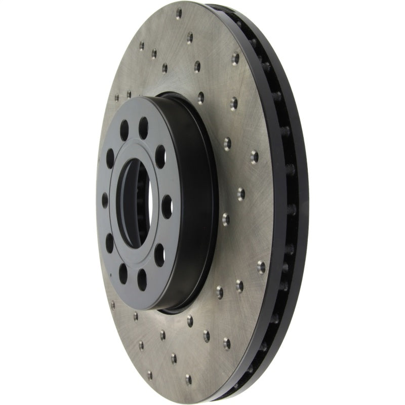 StopTech 05-10 VW Jetta (Exc Wagon) / 09-10 Jetta Wagon /07-10 Rabbit Drilled Cryo Left Front Rotor
