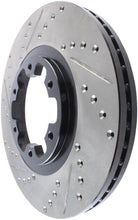 Load image into Gallery viewer, StopTech 98-03 Infiniti QX4/QX56 / 12/98-04 Nissan Pathfinder Slotted &amp; Drilled Right Front Rotor
