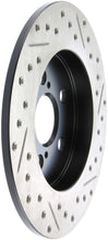 Load image into Gallery viewer, StopTech SportStop 11-12 Lexus CT200H / 09-10 Pontiac Vibe Slotted &amp; Drilled Right Rear Rotor