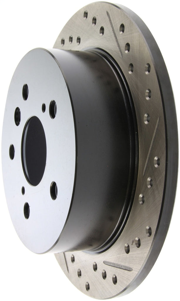 StopTech 02-06 Lexus ES 250/300/330/350 / 05-07 Toyota Avalon Slotted & Drilled Left Rear Rotor