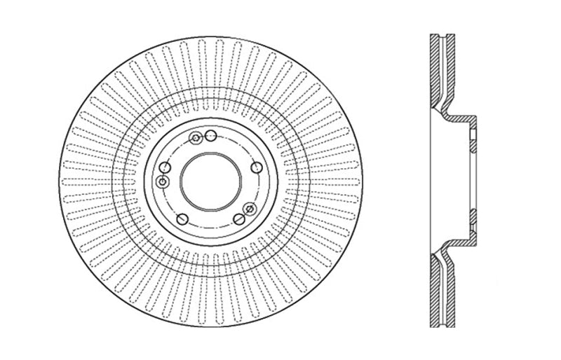 StopTech Drilled Sport Brake Rotor