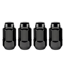 Load image into Gallery viewer, McGard Hex Lug Nut (Cone Seat Bulge Style) M14X1.5 / 22mm Hex / 1.945in. Length (4-Pack) - Black