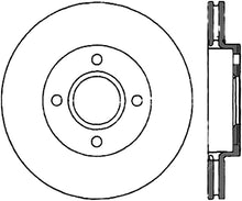 Load image into Gallery viewer, StopTech 2002-2004 Ford Focus SVT Cryo Slotted Front Left Sport Brake Rotor