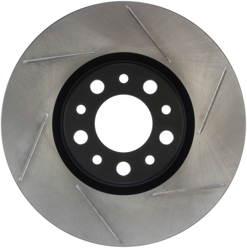 StopTech 13-14 Dodge Dart / 2015 Jeep Renegade / 2015 Chrysler 200 Slotted Left Front Rotor