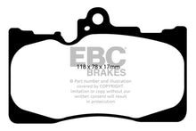 Load image into Gallery viewer, EBC 07-08 Lexus GS350 3.5 RWD Greenstuff Front Brake Pads