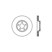 Load image into Gallery viewer, Stoptech 07-09 Mazdaspeed 3 Front High Carbon CRYO-STOP Rotor