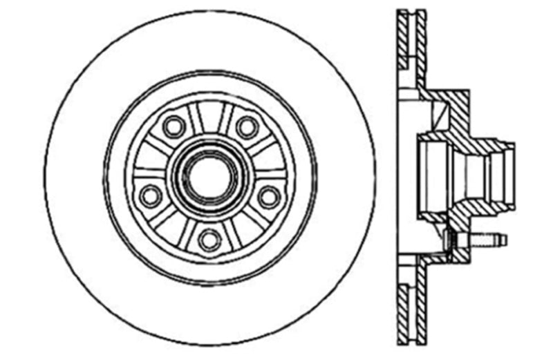 StopTech Drilled Sport Brake Rotor