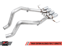 Load image into Gallery viewer, AWE Tuning 14-19 Chevy Corvette C7 Z06/ZR1 (w/o AFM) Track Edition Axle-Back Exhaust w/Chrome Tips