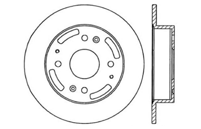 StopTech Drilled Sport Brake Rotor