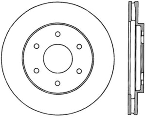 StopTech Power Slot Infiniti QX4/QX56 / Nissan Armada / Titan Cryo Slotted Front Right Rotor