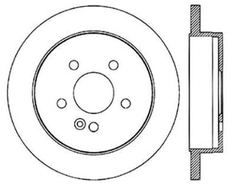 StopTech Slotted & Drilled Sport Brake Rotor