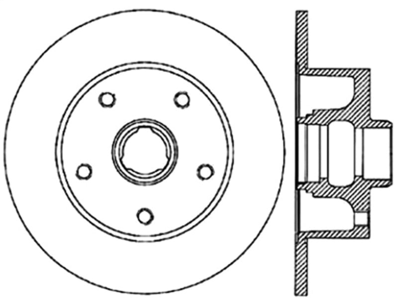 StopTech Slotted & Drilled Sport Brake Rotor
