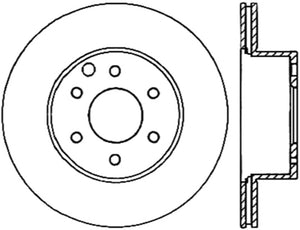 StopTech 05-18 Nissan Frontier/ Xterra Cryo Slotted Left Rear Rotor