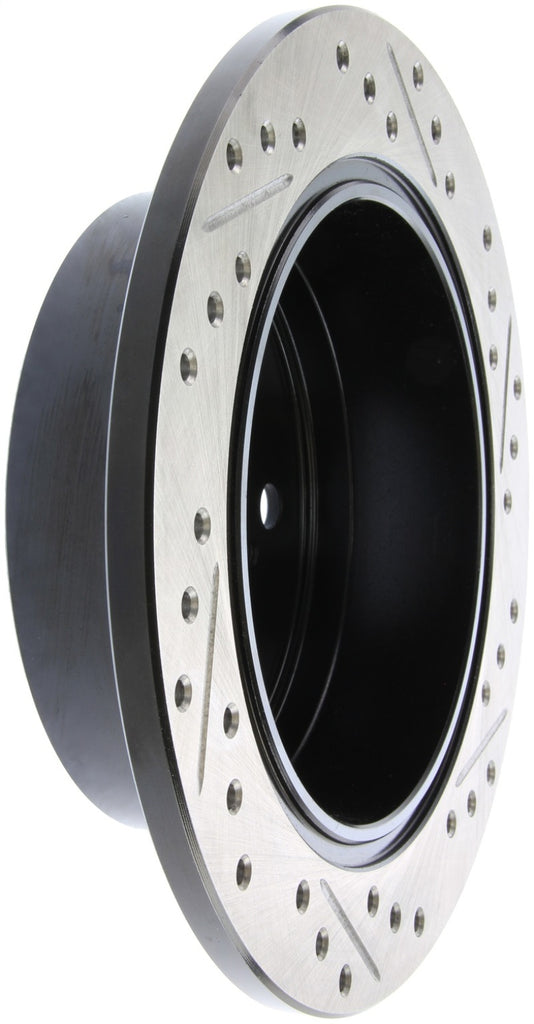 StopTech 02-06 Lexus ES 250/300/330/350 / 05-07 Toyota Avalon Slotted & Drilled Right Rear Rotor