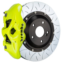 Load image into Gallery viewer, Brembo 18+ SQ5 (FY) Front GT BBK 6 Piston Cast 380x34 2pc Rotor Slotted Type-3- Fluo. Yellow