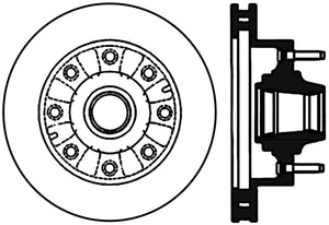 StopTech 03-05 Ford Excursion 2WD / 03-04 F250 PU 2WD/F350 PU 2WD Slotted Sport Brake CRYO Rotor