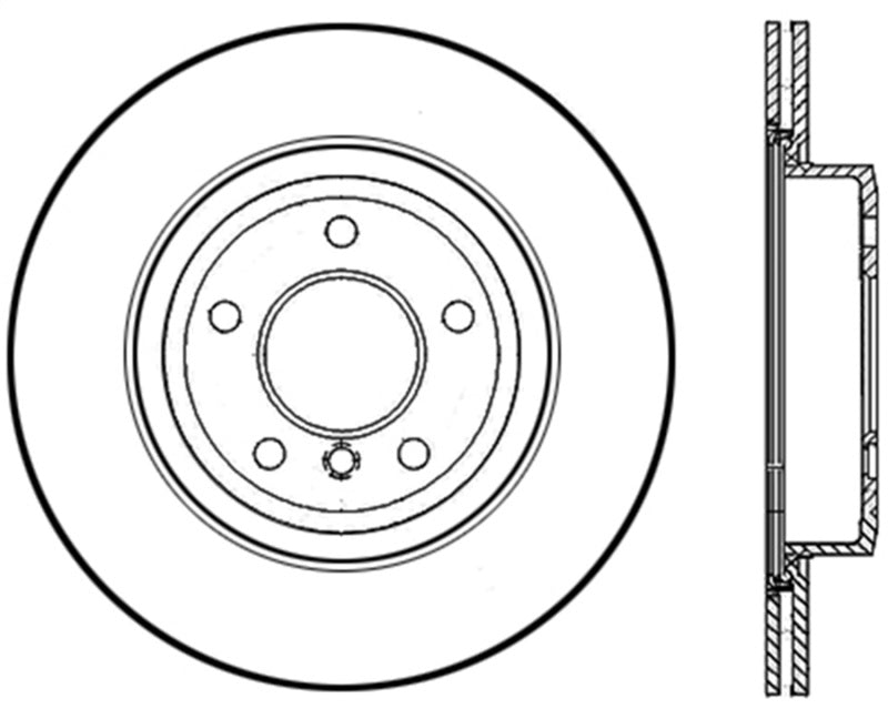 StopTech Drilled Sport Brake Rotor