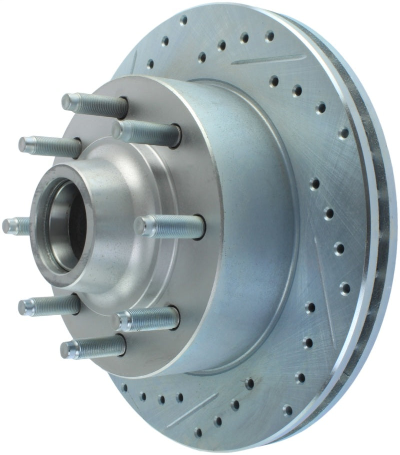 StopTech Select Sport Drilled & Slotted Rotor - Front Left