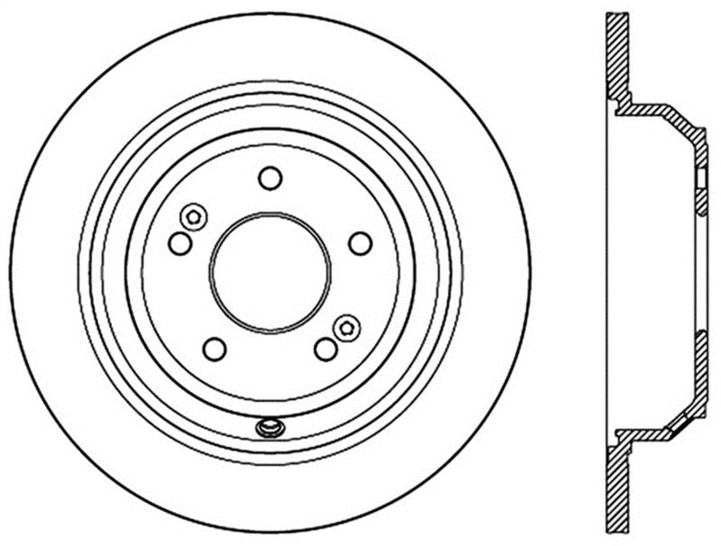 StopTech Slotted & Drilled Sport Brake Rotor 15 Hyundai Genesis Sedan