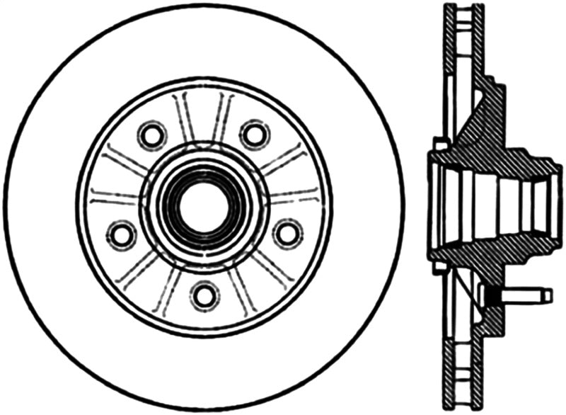 StopTech Sport Slotted Cryo Rotor