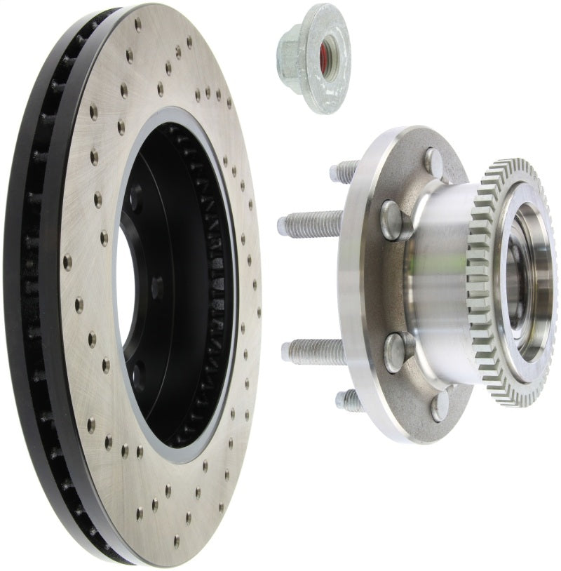 StopTech 04-08 Ford F150 2WD Drilled Left Front Rotor