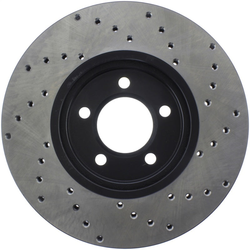 StopTech 02-05 Ford Thunderbird / 00-05 Jaguar S Type / 00-06 Lincoln LS Drilled Right Front Rotor