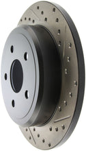 Load image into Gallery viewer, StopTech 06-10 Jeep Commander / 06-10 Gr Cherokee (Exc SRT-8) Slotted &amp; Drilled Rear Left Rotor