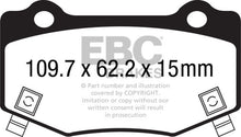 Load image into Gallery viewer, EBC 14+ Chevrolet Corvette Stingray (C7) 6.2 Orangestuff Rear Brake Pads