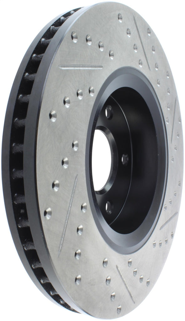 StopTech 11/05 Infiniti FX35/45 SportStop Slotted & Drilled Front Right Rotor
