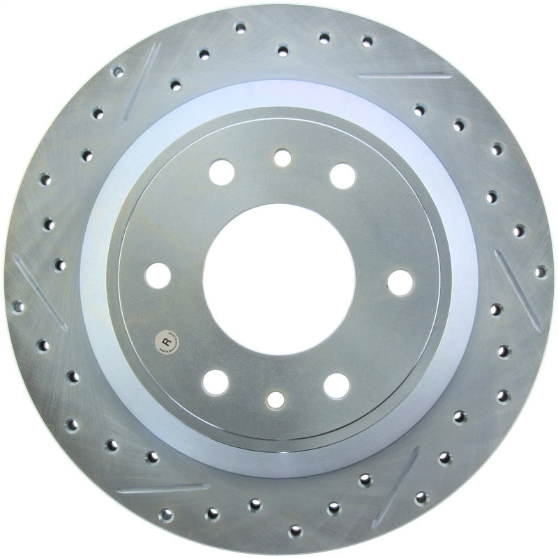 StopTech Select Sport 02-09 Chevrolet Trailblazer Slotted & Drilled Right Rear Brake Rotor