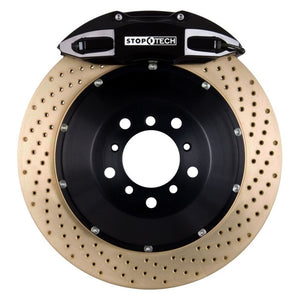 StopTech BBK 14-15 BMW M3 / M4 Rear Black ST-40 Calipers 380x32 Zinc Drilled Rotors