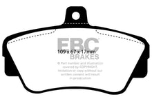 Load image into Gallery viewer, EBC 90-94 Mazda Protege 1.8 (Rear Rotors) Redstuff Rear Brake Pads